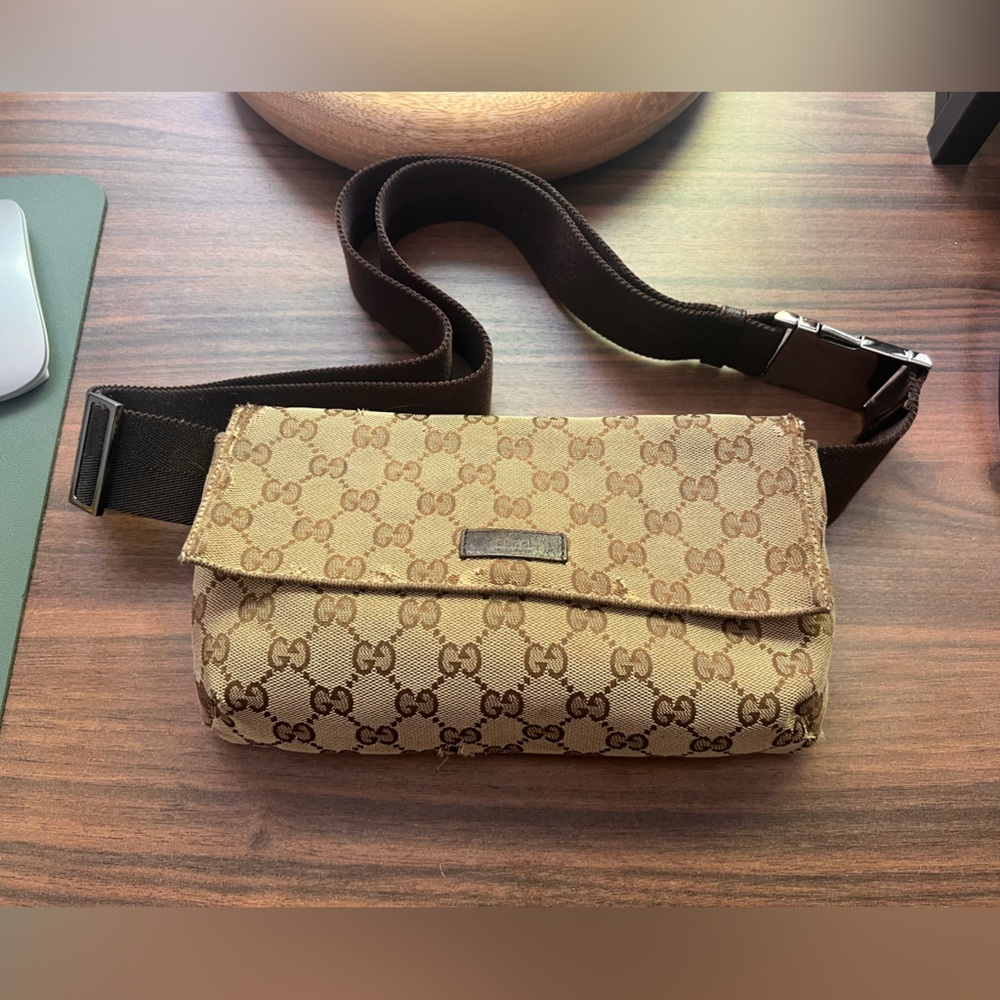 Authentic Gucci monogrammed Bumbag
